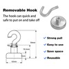 GothicBride Pack of 6 Magnetic Hooks Extra Strong 69 kg