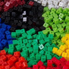 hand2mind Centimeter Cubes, Math Linking Cubes, Plastic Cubes, Snap Blocks, Color Sorting, Connecting Cubes, Math Manipulatives, Counting Cubes for Kids Math, Math Cubes, Math Counters (Set of 1000)
