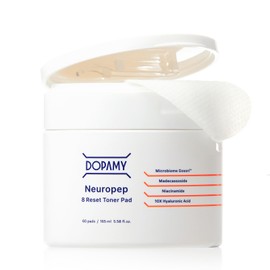 DOPAMY Nuropep 8R Toner Pads, Pack of 60, Wiping Pads, Lotion, Pores, Korean Cosmetics