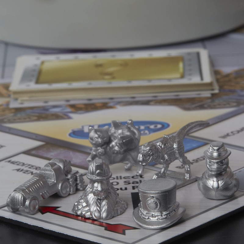 MONOPOLY Secret Vault Board Game for Kids Ages 8 and