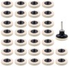 30 Pcs of 2" Commpressed Wool Fabric Qc Disc Polishing