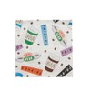 5" FRIENDS Central Perk Disposable Paper Beverage Napkins - 16