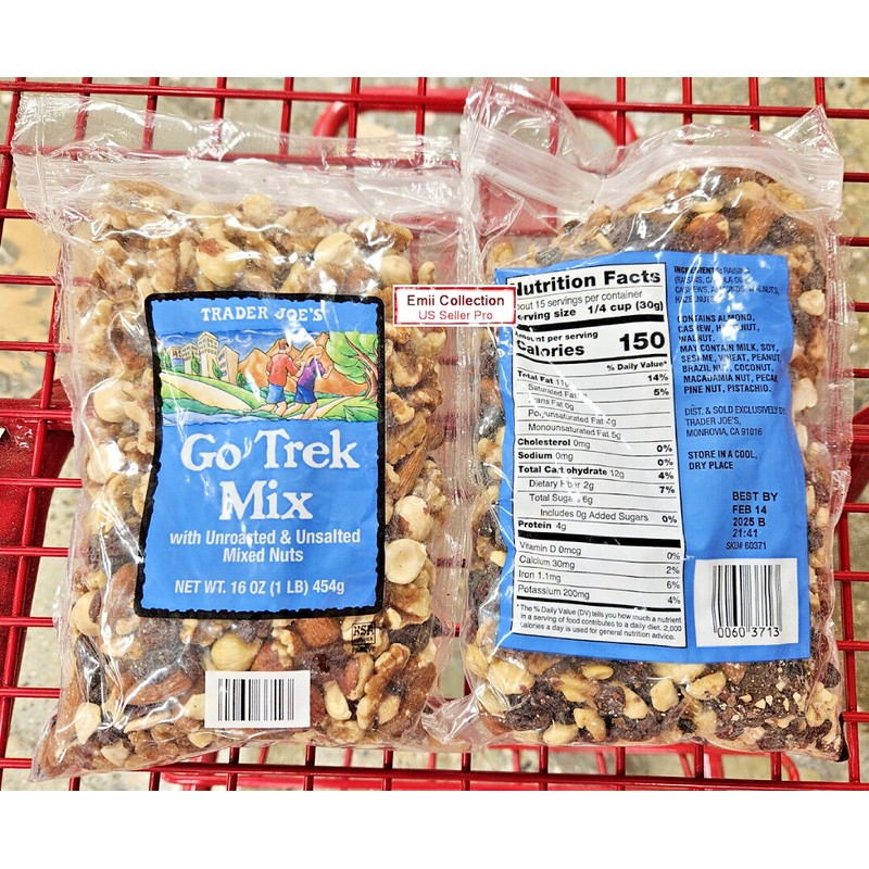 Trader Joe’s Go Trek Mix with Unroasted & Unsalted Mixed