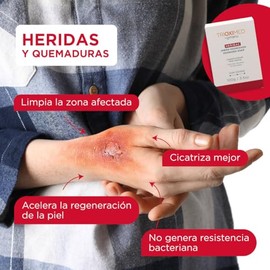 TRIOXIMED Jabón antiséptico ozonizado Heribac 100 G ayuda a la cicatrización de la piel                                                               