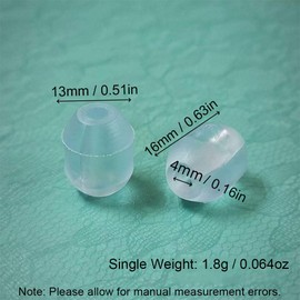 TopHomer 4 mm / 0.16 inches, kitchen sink rack feet, pack of 20 replacement rubber feet, scratch protection for sink grille, draining board, dishwasher, and utensil holder