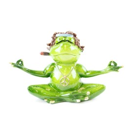 usamjtable Novelty Funny Frog Figurines ~ Tabletop Statue Home Decor (G16617)… (Meditation Peace)