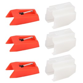 3 Pack Diamond needle Record Player Needle Turntable Ruby Stylus Replacemen Phonograph Vinyl Record Player for ION ICT04RS LAPDock LP2CD LP2 Flash Profile Pro Profile Lp and TTUSB05