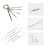 TorSor 12 Pack Eyeglass Screwdriver Keychain Mini 3in1 Flat Phillips