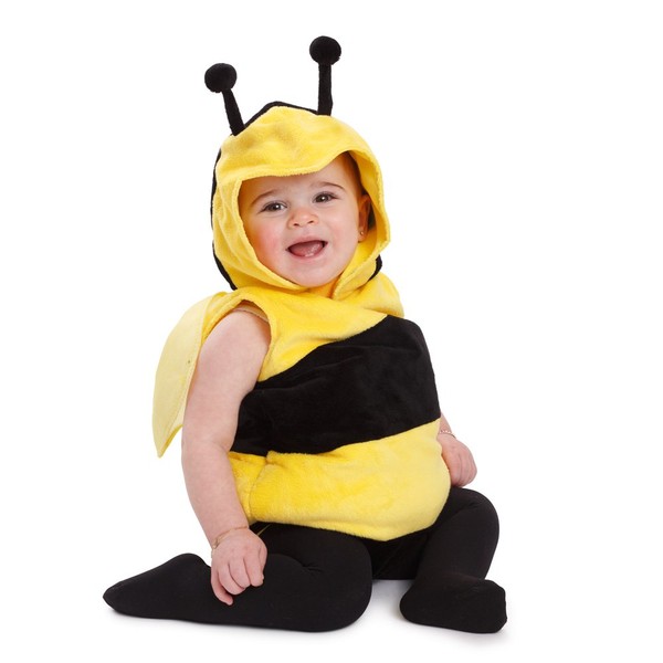 Dress Up America Bee Costume - Baby Fuzzy Bumblebee Costume - Halloween Outfit for Toddlers
