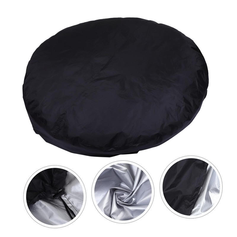 Outanaya 1Pc Round Hot Tub Cover Durable Spa Protector for