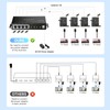 CENMATE 1x4 HDMI Extender Splitter, Up to 165FT Over CAT5e/6/7,