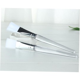 NOLITOY Facial Mask Brush Kit 2 Synthetic Makeup Brushes for Diy Masking for Eye Nose Areas Easy Applicati