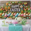 Starlit Patio Happy Easter Decorations Backdrops Banner Photography Banner Easter