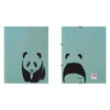 Pagna 21658-17 Elasticated Folder Panda Cardboard 3 Flaps DIN A4