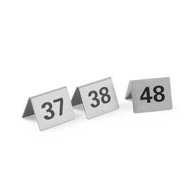 HENDI Tablestand numbers, 50x35x(H)40 mm