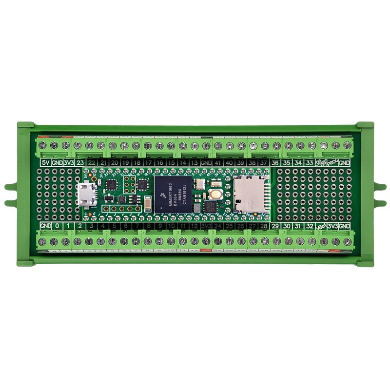 Terminal Block Breakout Board Module for Teensy 4.1, Screw Mount