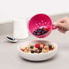 Zeal G300H Colander, Melamine, Neon Pink