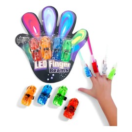 12 Anillo Laser Led Multicolor Fiesta Neon Carnaval Batucada