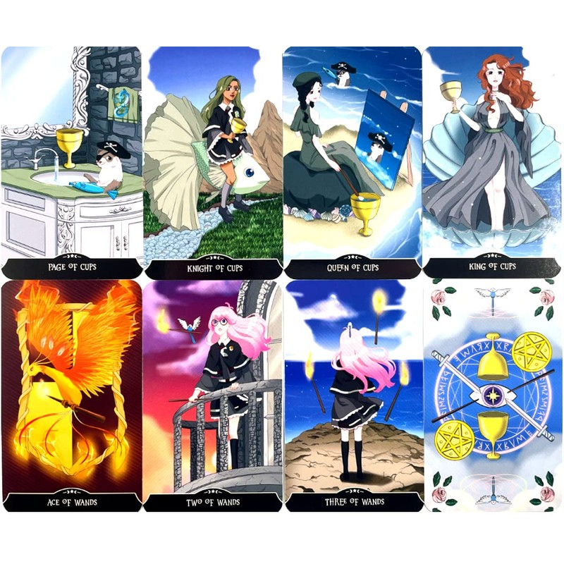 78 Tarot Cards, Weight Edition, Tarot Divination Telling, Witchling Academy