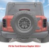RT-TCZ Smoked Black Tail Light Lamp Cover Guard Trim Decoration