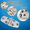 316 Stainless Steel Hinges Marine Grade 4 Pcs 3" x