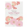 Midori 20487006 Stationery Paper A5 Washi, Gerbera Pattern