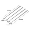 4Pcs 304 Stainless Steel Coffee Spoon Long Handle Coffee Spoon