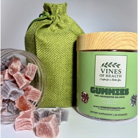 Vines of Health Fresh Sea Moss Gummies - 30 Day Supply - All Natural