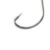 100pcs Size #2 Fishing 2X Strong Kahle Hook Nickel Wide