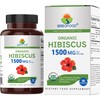 Brieofood Organic Hibiscus 1500mg, 45 Servings, Vegetarian, Gluten Free, 90