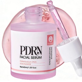 Salmon DNA PDRN Pink Face Serum - Hydrating, Firming & Brightening with Niacinamide for Uneven Skin Tone 40ML