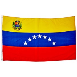 G Ganen Quality Standard Flags Venezuela 7 Stars Polyester Flag, 3 by 5'