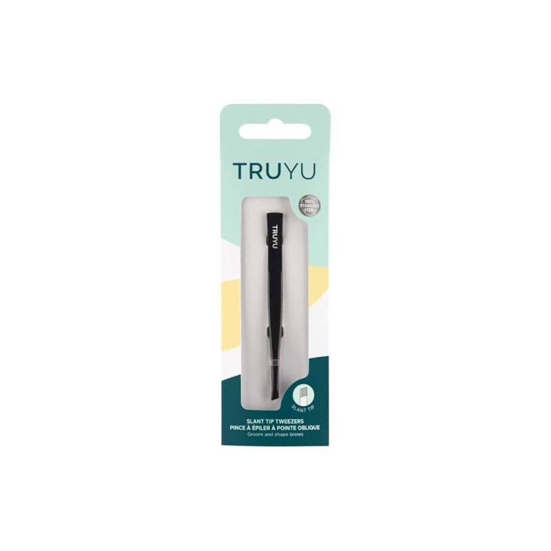 Truyu - Pinza de Cejas Premium con Punta Diagonal (1