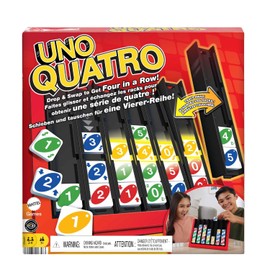 Mattel Games UNO Juego de Mesa Quatro hasta 4 Jugadores para niños de 7 años en adelante