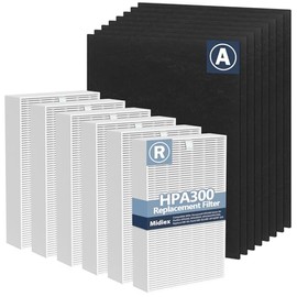 Midiex - Filtro HEPA HPA300 de repuesto para purificadores de aire Honeywell serie HPA300 HPA300, HPA300VP, HPA304, HPA3300, reemplazo HR...