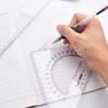 BronaGrand Large Triangle Ruler Square Set, 30/60 and 45/90 Degrees,
