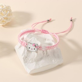 SKIRIFLA Kitty Bracelet Gifts for Women Teens,Kitty Stuff Cute Bracelet Gifts for Her,Valentines Day Birthday Jewelry Gifts for Sister Bestie Friends,Best Friend Bracelet Gifts (Kitty)