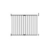 Adjustable Pet Safety Swing Gate, Hardware-Mounted Metal Gate for Stairs