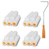 Paint Rollers Microfiber Small Paint Supplies with Handle for Paint