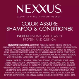 Nexxus Color Assure Shampoo & Conditioner 32 fl oz 2 Pack Color Treated Hair.