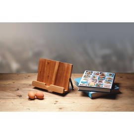 Natural Elements Acacia Wood Cookbook/ Tablet Stand