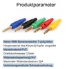 CLDIY 5pcs 32A High Current Screw Type 4 mm Banana