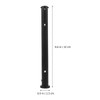 LABRIMP 6pcs Plastic Trash Bin Lid Hinge Pins Connectors for
