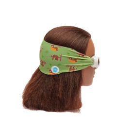 Splash Place Swim Goggles with Fabric Strap - HANG LOOSE | Fun, Fashionable, Comfortable - Adult & Kids Swim Goggles - Won't Pull Your Hair - High Visibility Anti-Fog Lenses