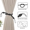 Lollanda 4Pcs Rope Curtain Tiebacks, Drape Tie Backs for Curtain,