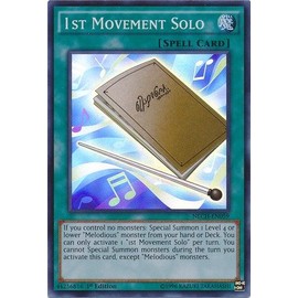 YU-GI-OH! - 1st Movement Solo (NECH-EN059) - The New Challengers - 1st Edition - Super Rare