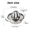 Stainless Steel Lemon Squeezer Citrus Juicer Handheld Press Orange Juice