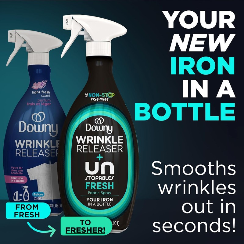 Downy Wrinkle Releaser Spray, All In One Wrinkle Release Spray,