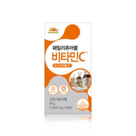 Vitamin Bank Family Chewable Vitamin C Mango Pineapple Flavor 90 Tablets / 비타민뱅크  패밀리츄어블  비타민C  망고파인애플맛 90정