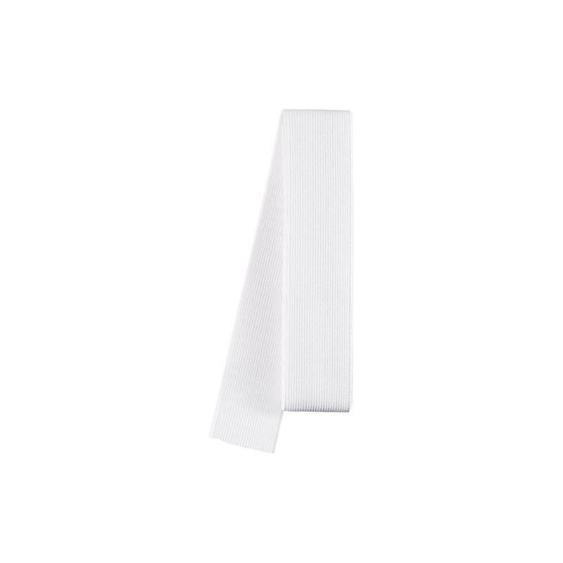 Clover Rubber Belt, 1.2 inches (30 mm) Wide, White 26-042